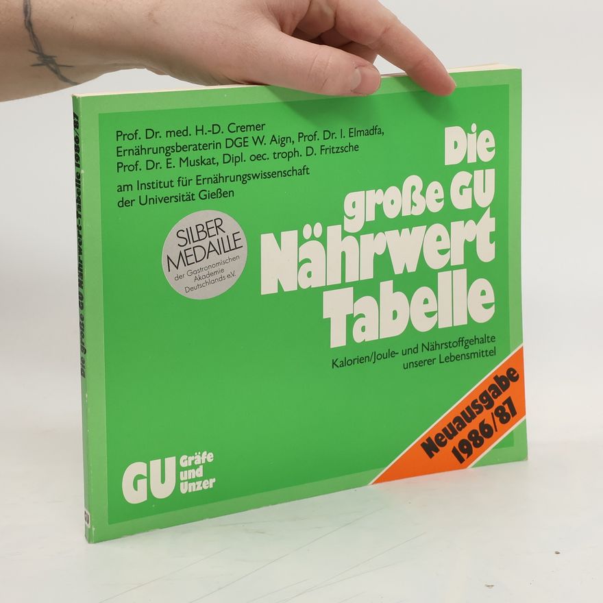 Hans-Diedrich Cremer Die grosse GU-Nährwert-Tabelle