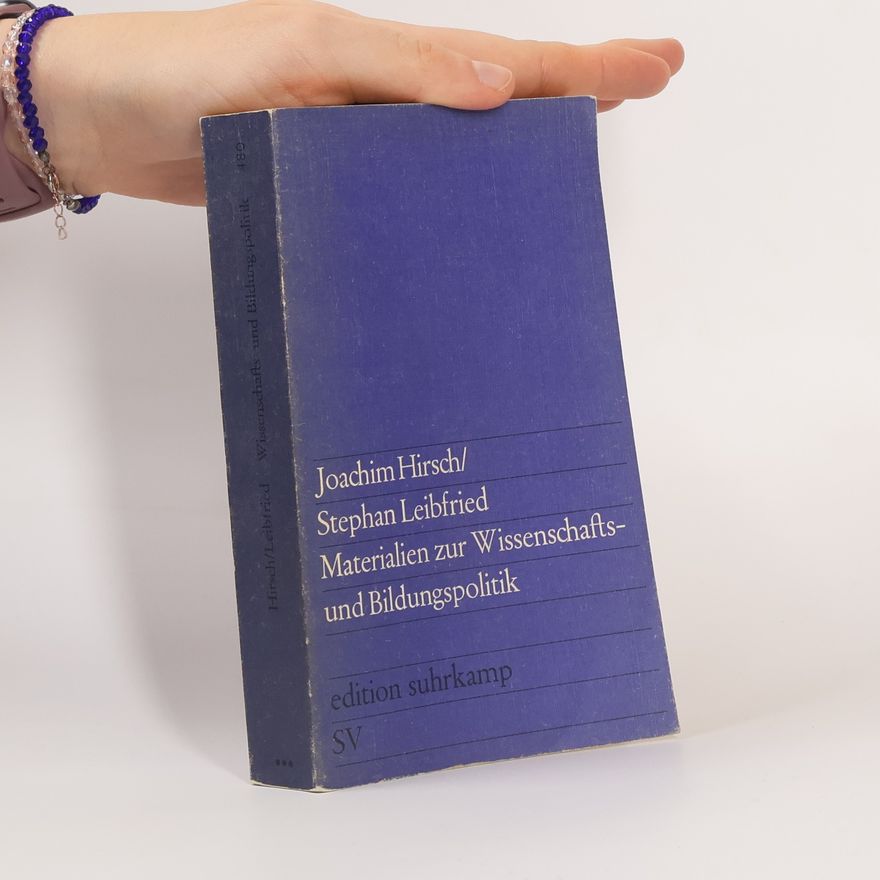 Stephan Leibfried Materialien zur Wissenschafts- und Bildungspolitik