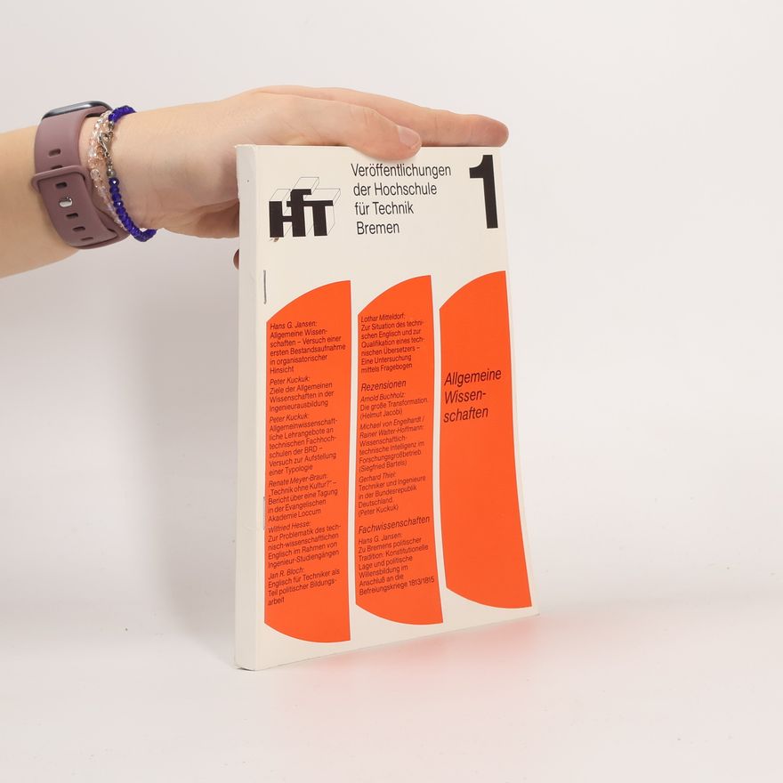 Various authors HFT 1. Allgemeine Wissenschaften