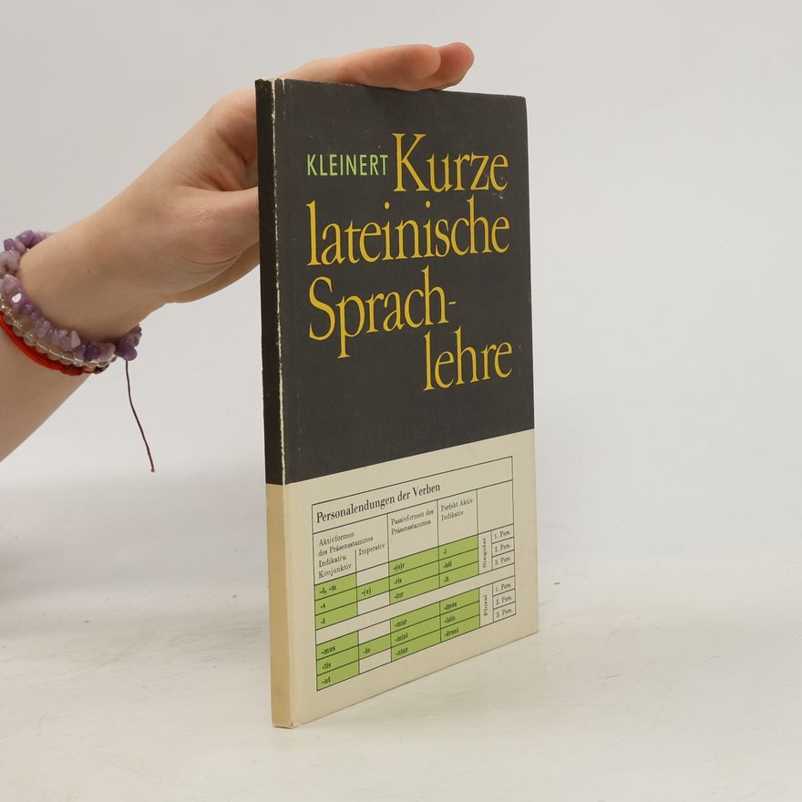 Collectif d'auteurs Kurze lateinische Sprachlehre