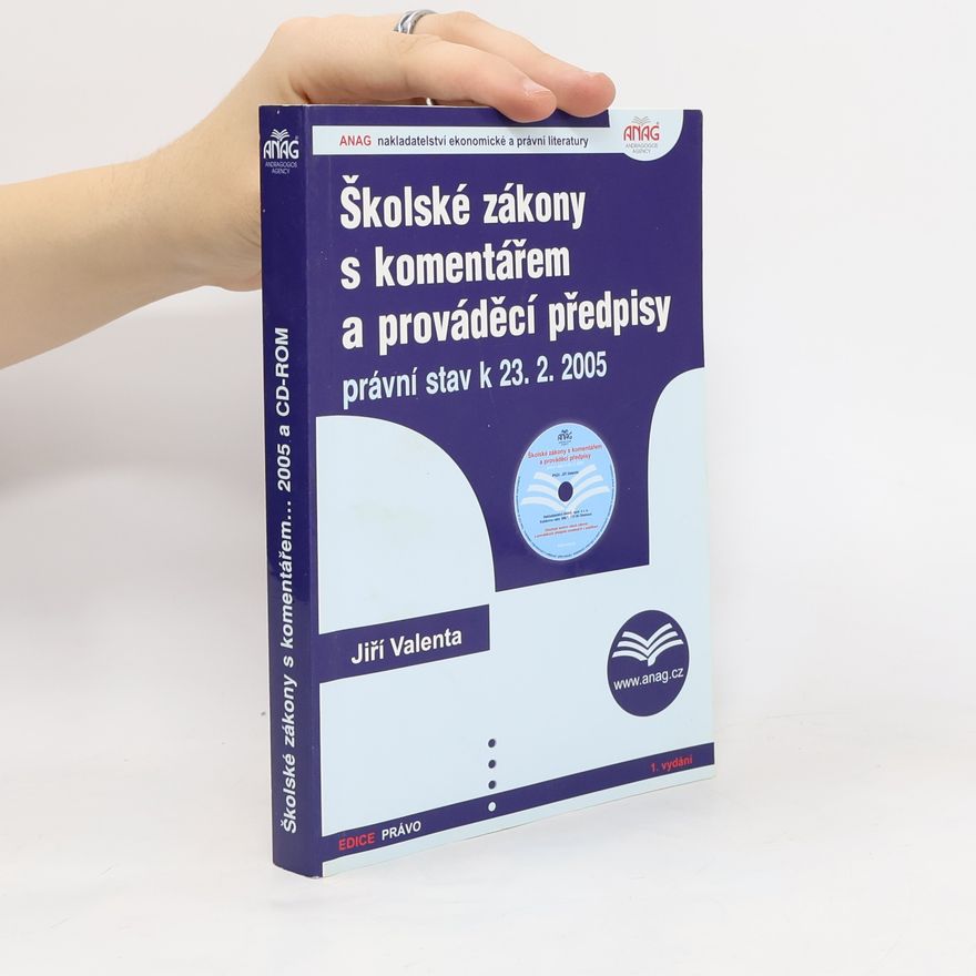 Jiří Valenta Školské zákony s komentářem a prováděcí předpisy