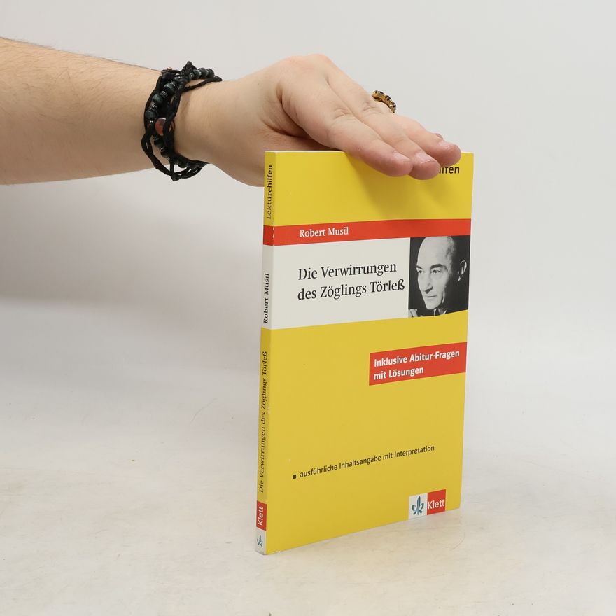 HannsPeter Reisner Lektürehilfen Robert Musil, "Die Verwirrungen des Zöglings Törleß"