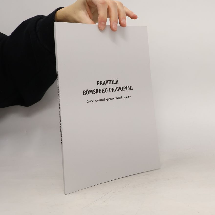 Various authors Pravidlá rómskeho pravopisu