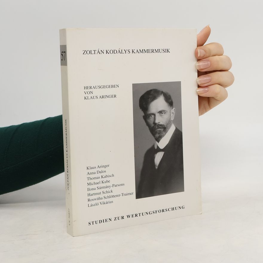László Vikárius Zoltán Kodálys Kammermusik: Partitur
