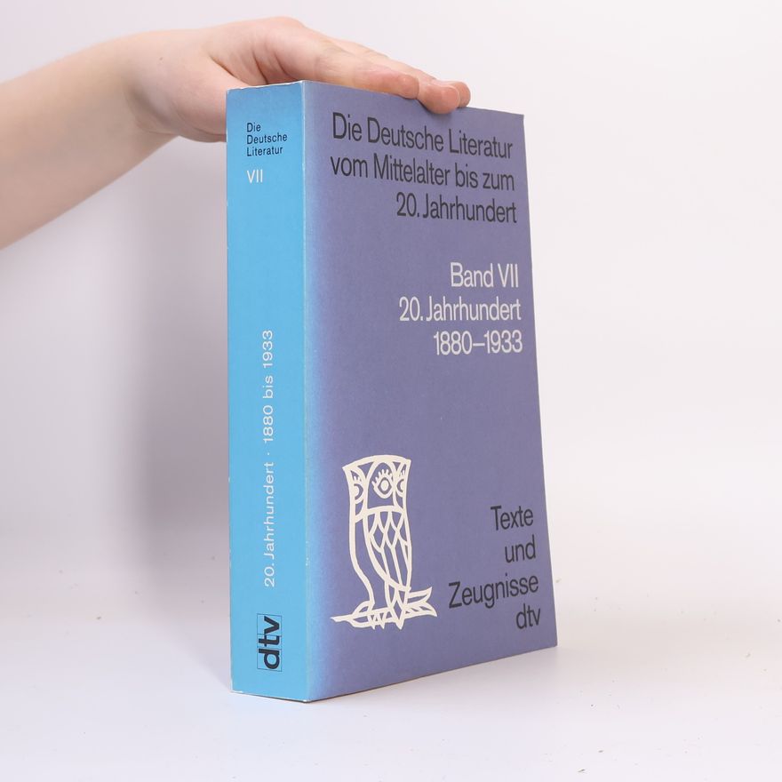 Walther Killy Die deutsche Literatur vom Mittelalter bis zum 20. Jahrhundert , Band VII