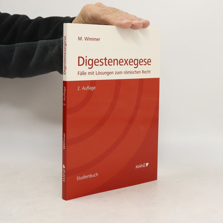 Markus Wimmer Digestenexegese