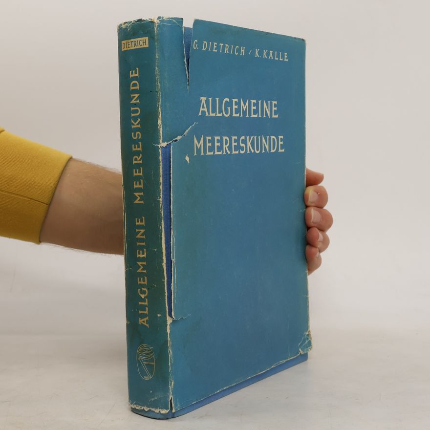 Günter Dietrich Allgemeine Meereskunde