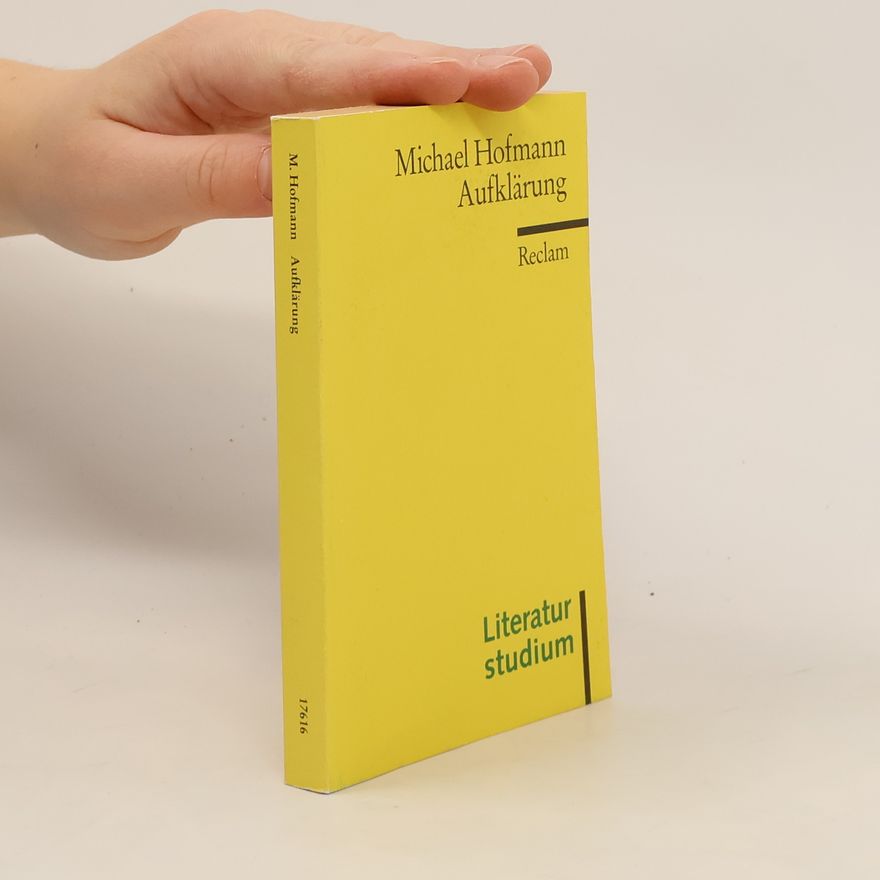 Michael Hofmann Aufklärung