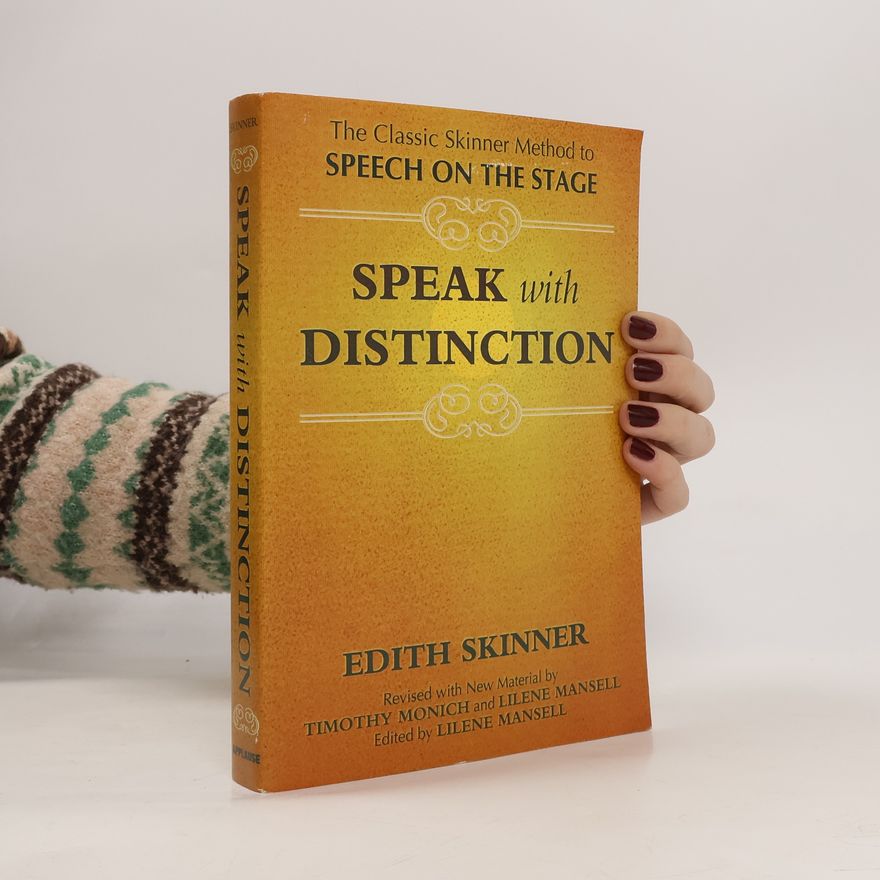 Timothy Monich Speak with Distinction