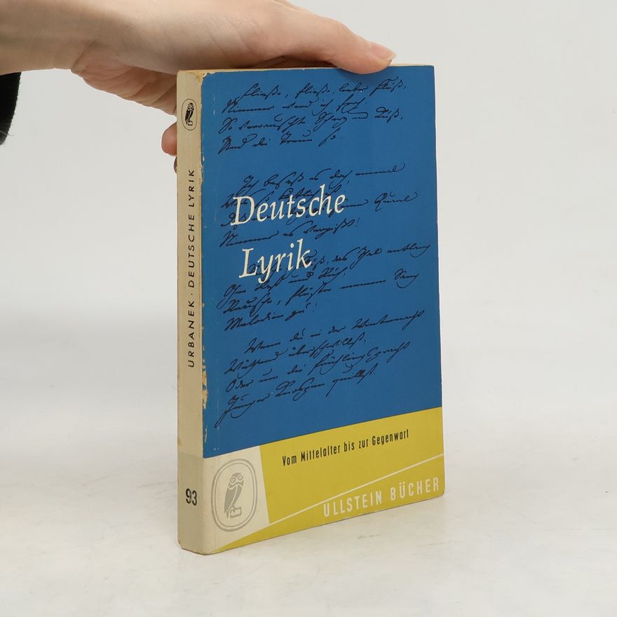 Walter Urbanek Deutsche lyrik