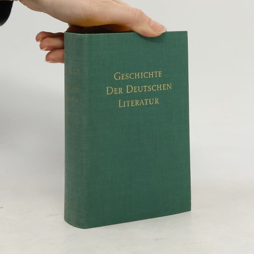 Werner Kohlschmidt Geschichte der deutschen Literatur vom Jungen Deutschland bis zum Naturalismus