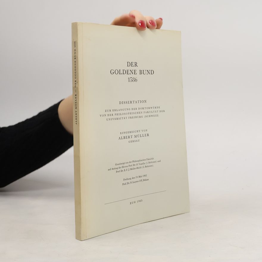 Collectif d'auteurs Der goldene Bund 1586