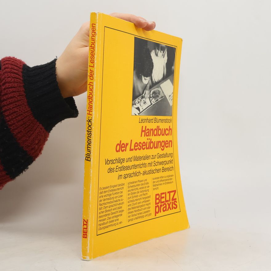 Leonhard Blumenstock Handbuch der Leseübungen