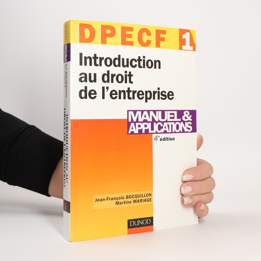 Martine Mariage Introduction au droit de l'entreprise