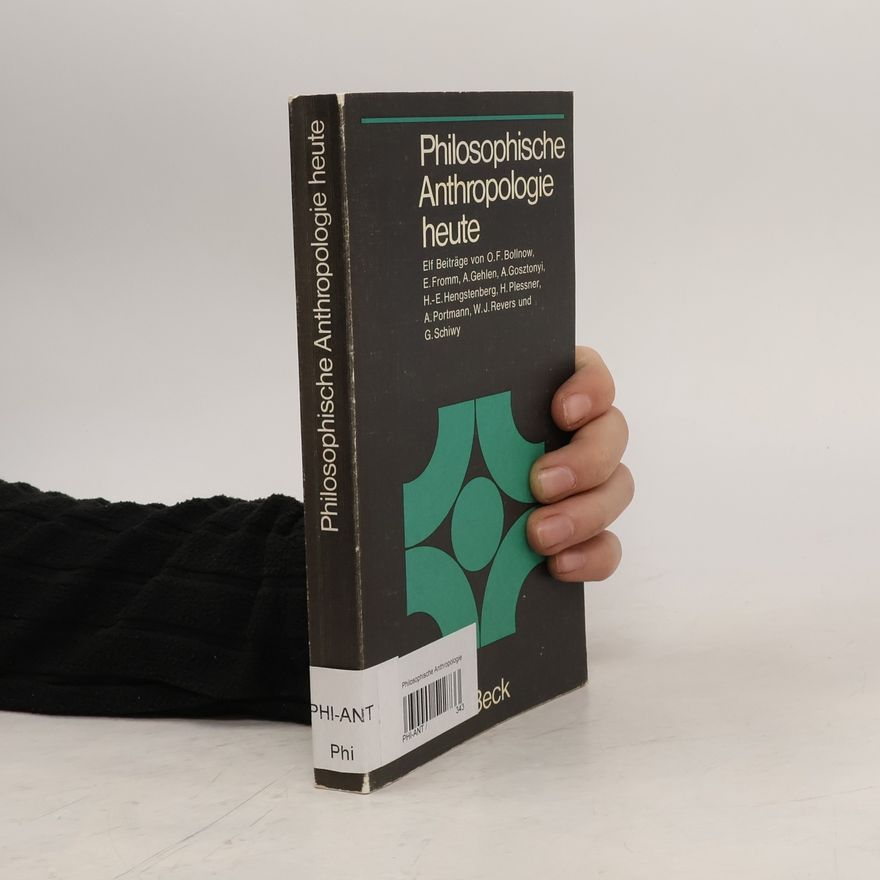Roman Roček Philosophische Anthropologie heute