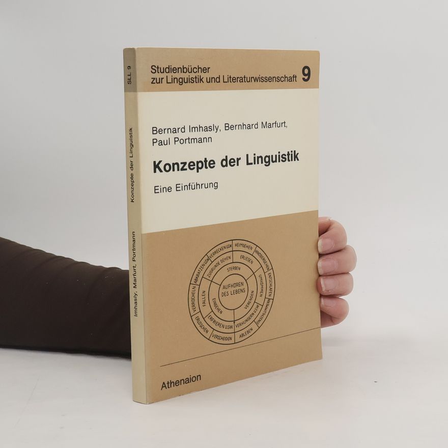 Bernard Imhasly Konzepte der Linguistik