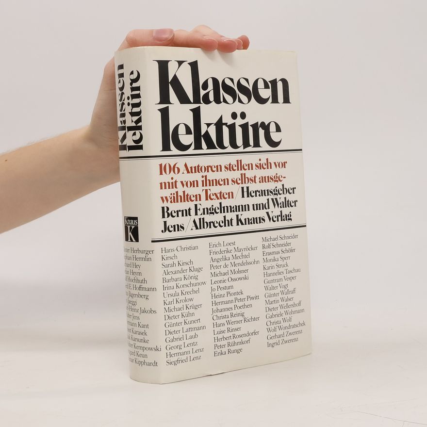 Walter Jens Klassenlektüre