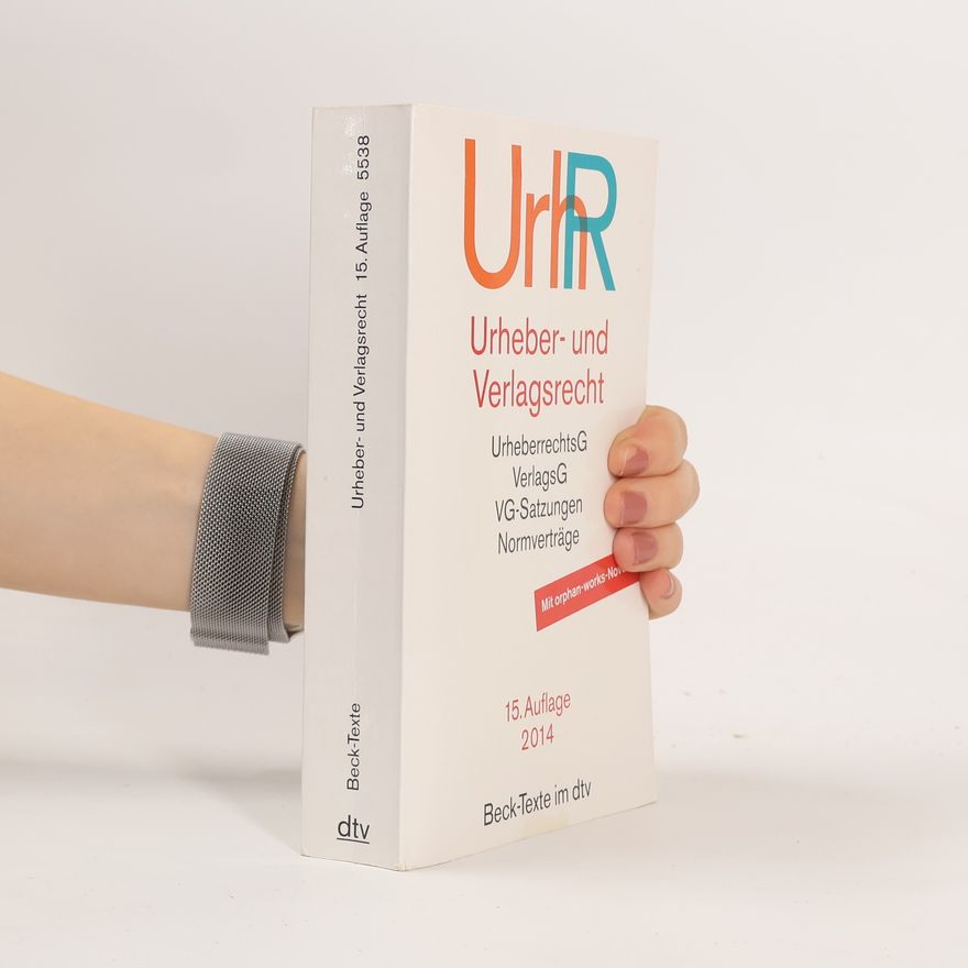 Hans Peter Hillig Urheber- und Verlagsrecht