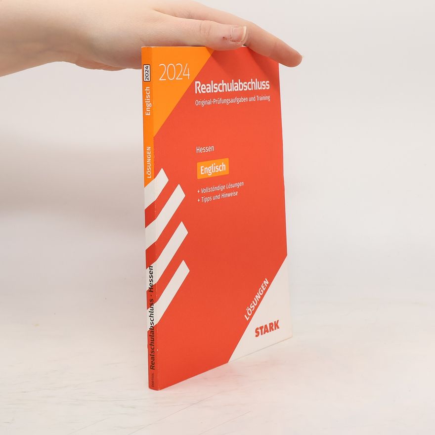 Stark Verlag GmbH STARK Lösungen zu Original-Prüfungen und Training Realschulabschluss 2024 - Englisch - Hessen