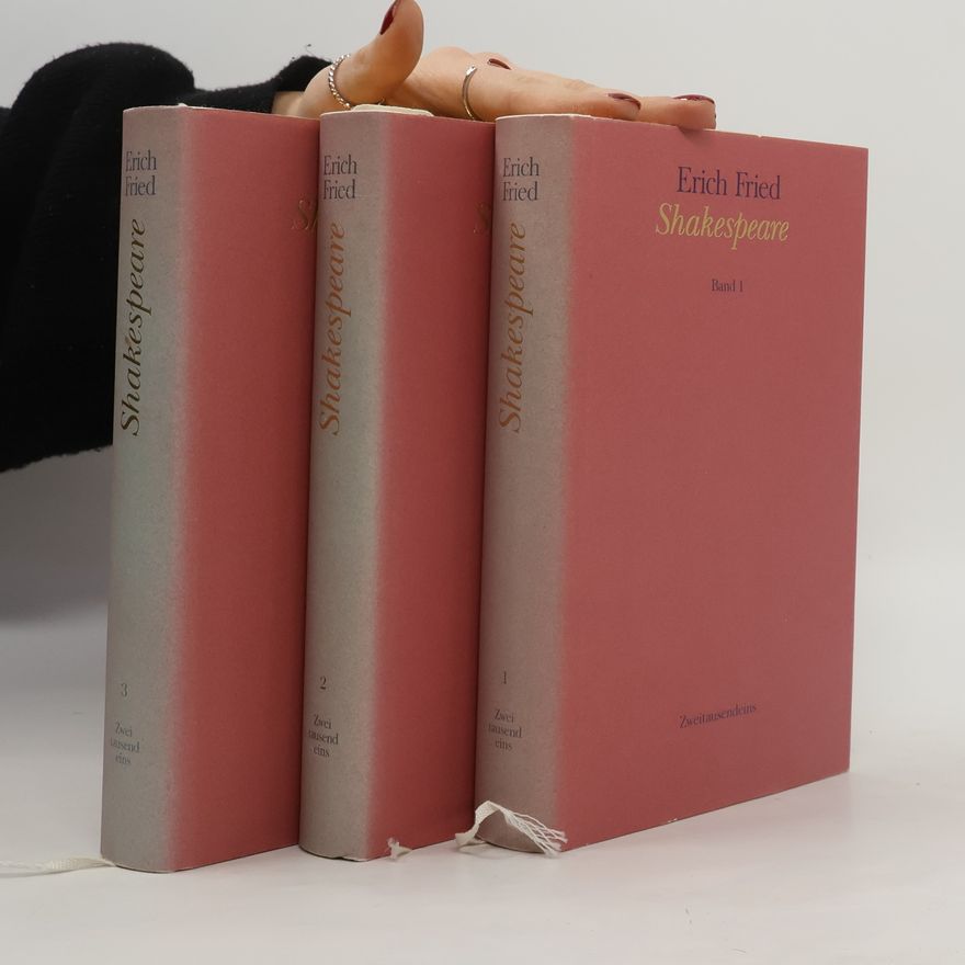 Erich Fried Shakespeare. 3 Bände
