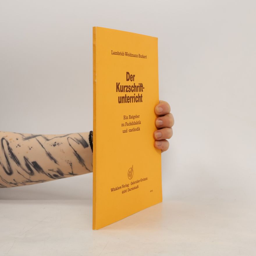Hans Lambrich Der Kurzschriftunterricht