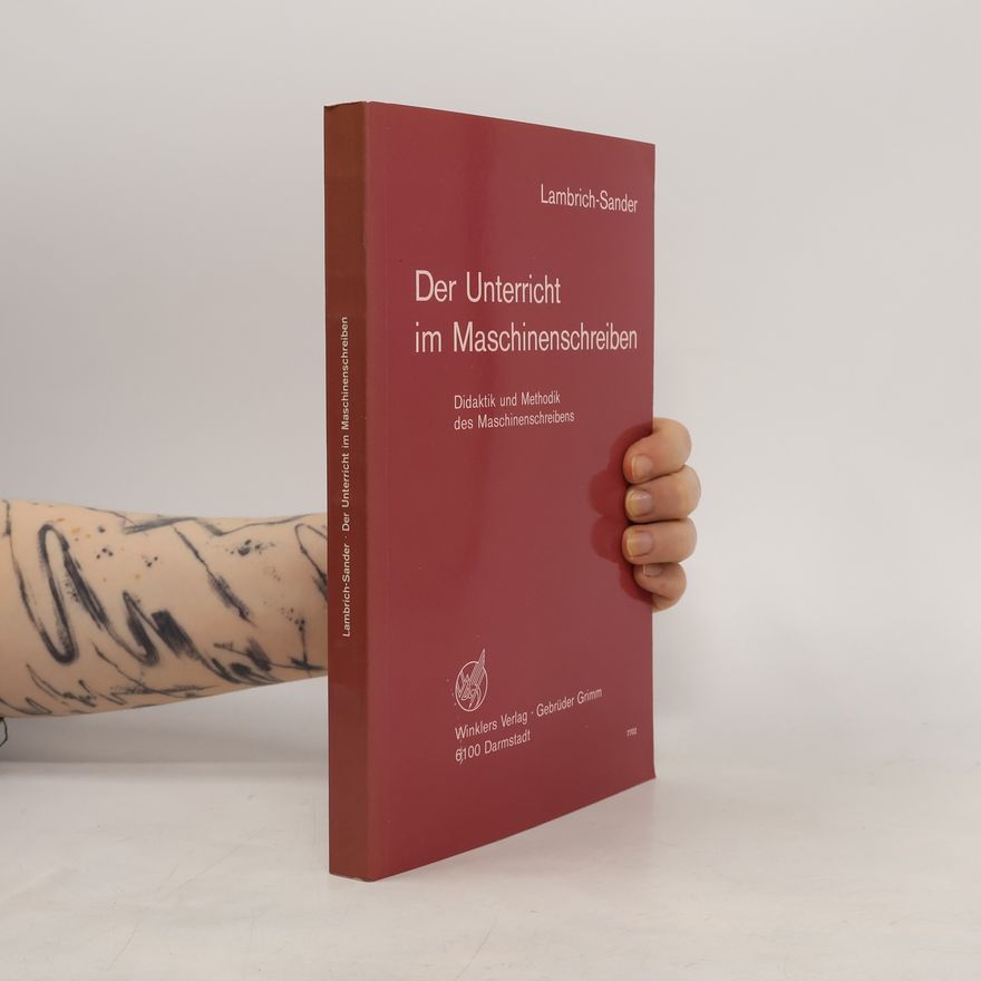 Beate Sander Der Unterricht im Maschinenschreiben