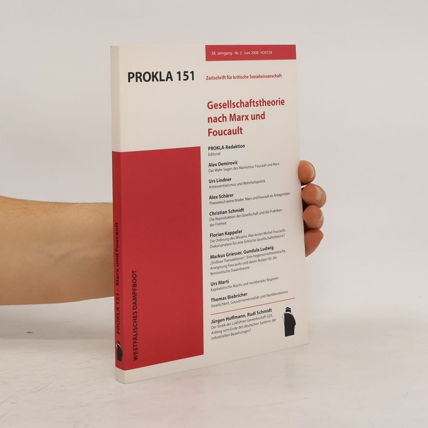 Christina Deckwirth Gesellschaftstheorie nach Marx und Foucault
