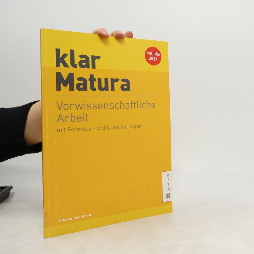 Adelheid Schreilechner Klar Matura vorwissenschaftliche Arbeit - Ausgabe 2017