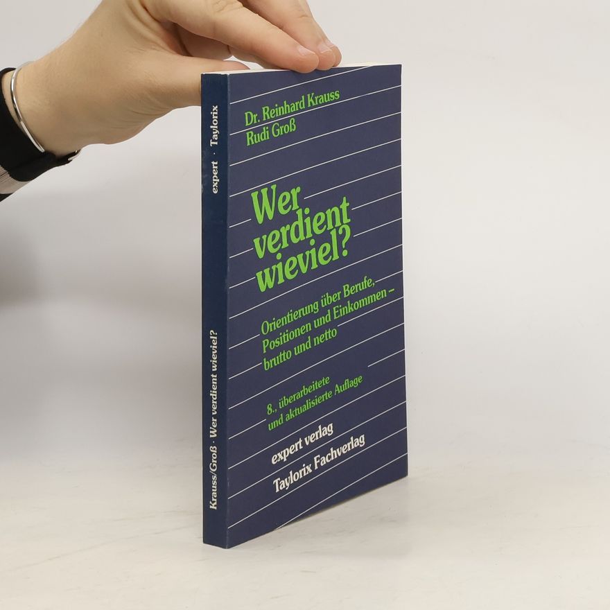 Dr. Reinhard Krauss Expert-Taschenbücher: Wer verdient wieviel?