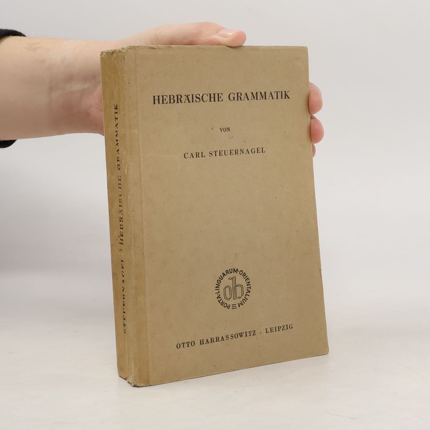 Carl Steuernagel Hebräische Grammatik