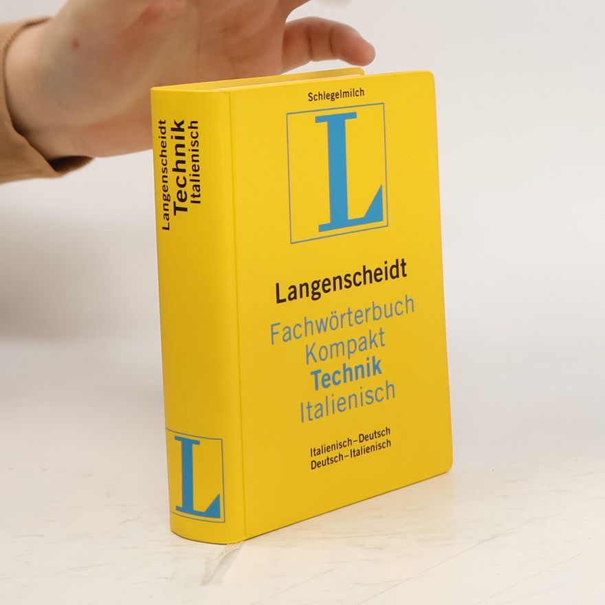 Aribert Schlegelmilch Langenscheidts Fachwörterbuch Kompakt Technik Italienisch