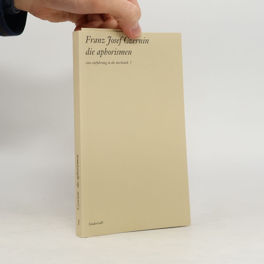 Franz Josef Czernin Die Aphorismen 3