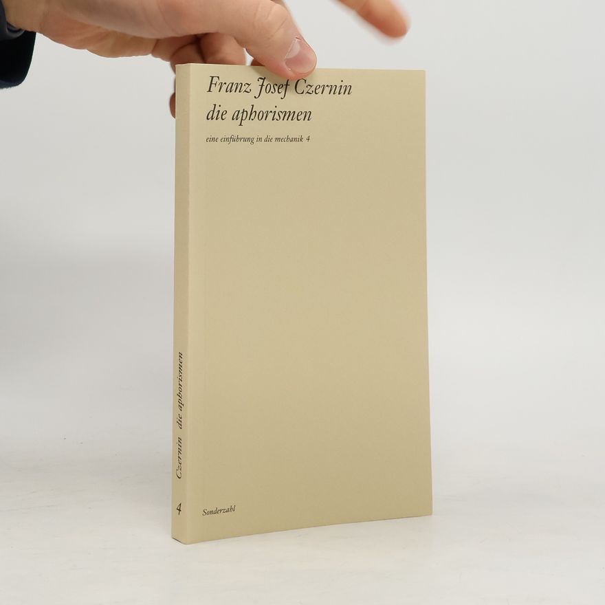 Franz Josef Czernin Die Aphorismen 4