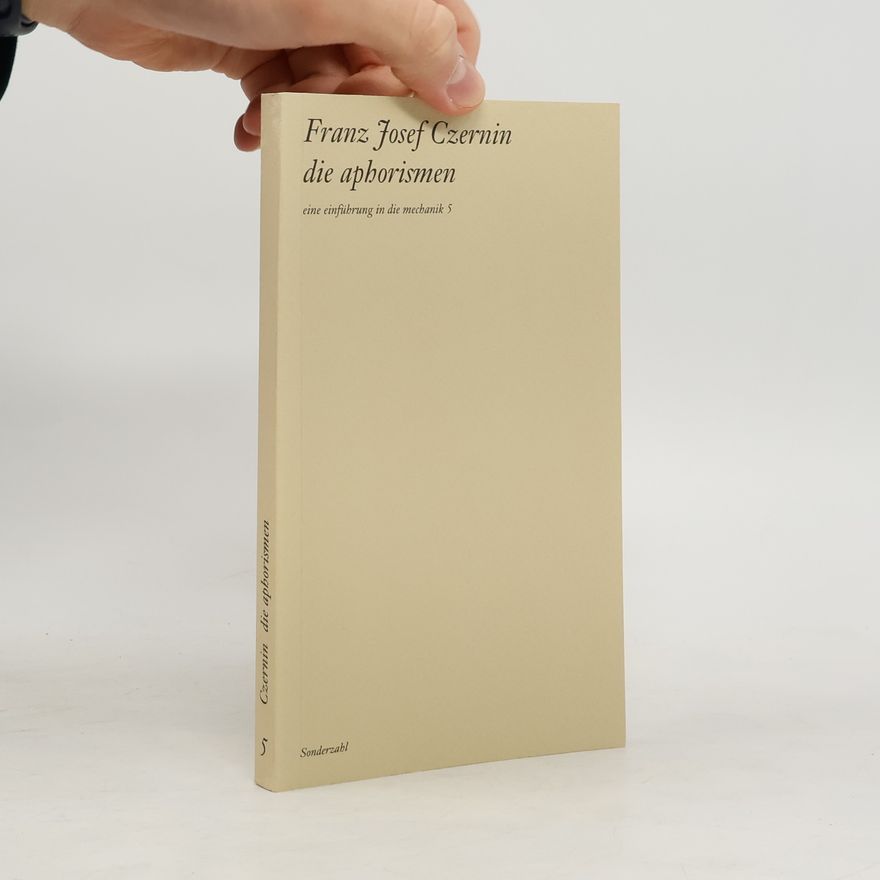 Franz Josef Czernin Die Aphorismen 5