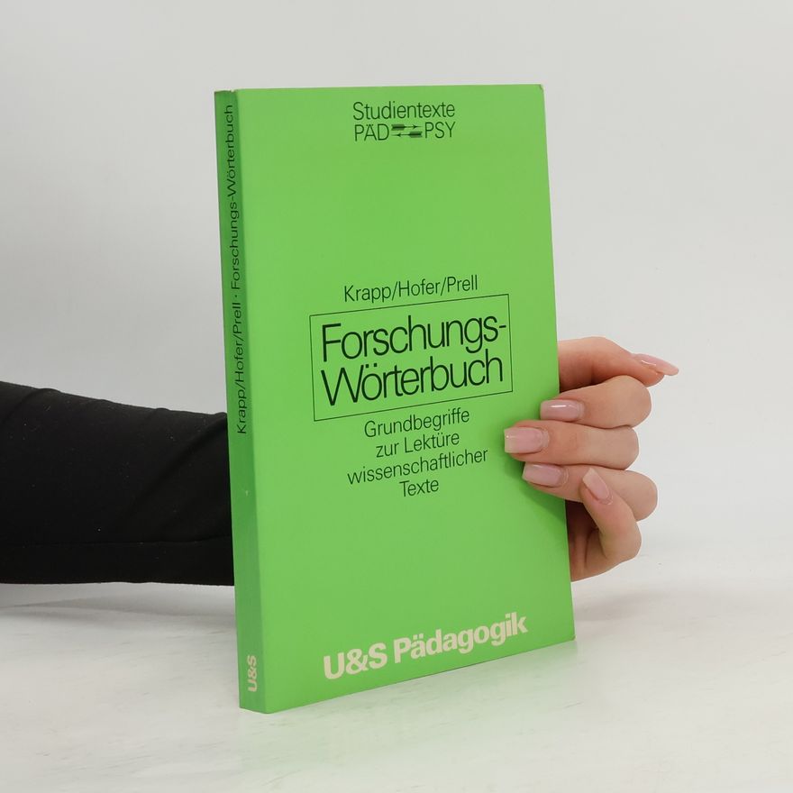 Andreas Krappweis Studientexte Päd/Psy: Forschungs-Wörterbuch
