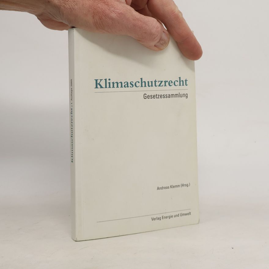Andreas Klemm Klimaschutzrecht