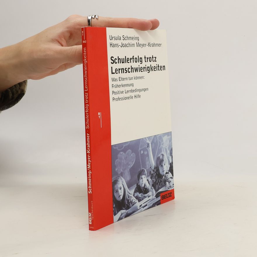 Ursula Schmeing Schulerfolg trotz Lernschwierigkeiten