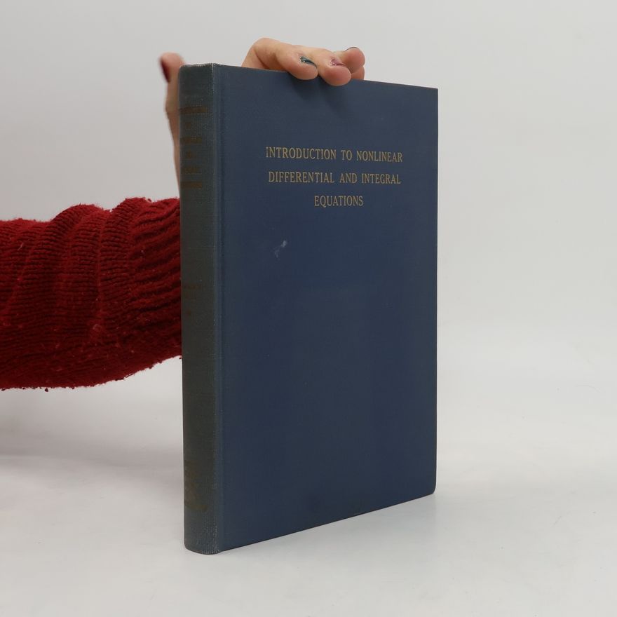 Harold T. Davis Introduction to Nonlinear Differential and Integral Equations