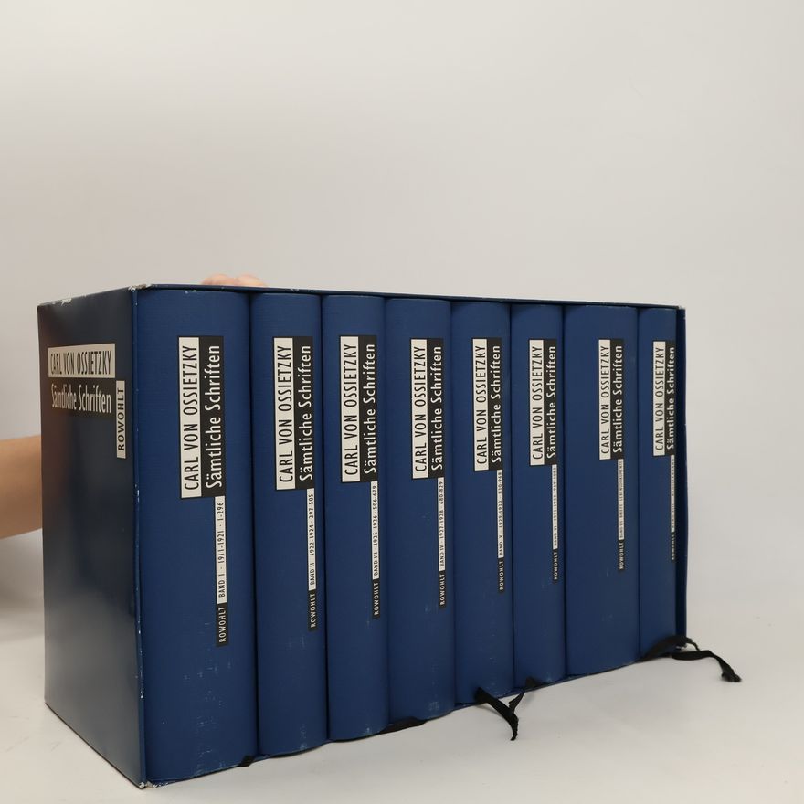 Carl von Ossietzky Sämtliche Schriften 1-8