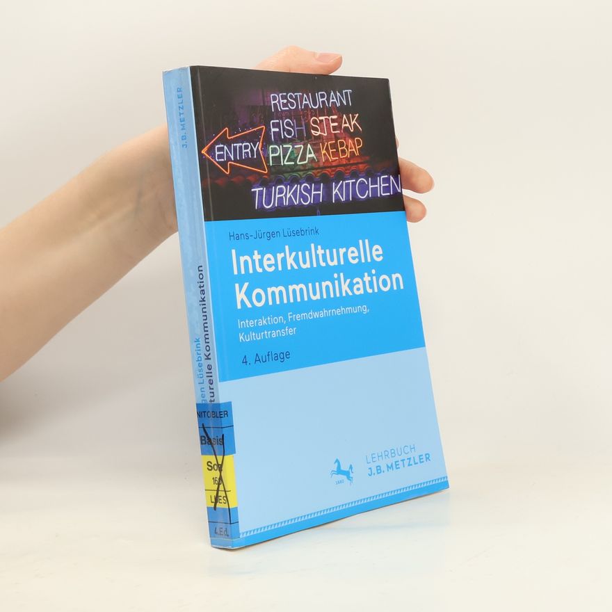 Hans-Jürgen Lüsebrink Interkulturelle Kommunikation
