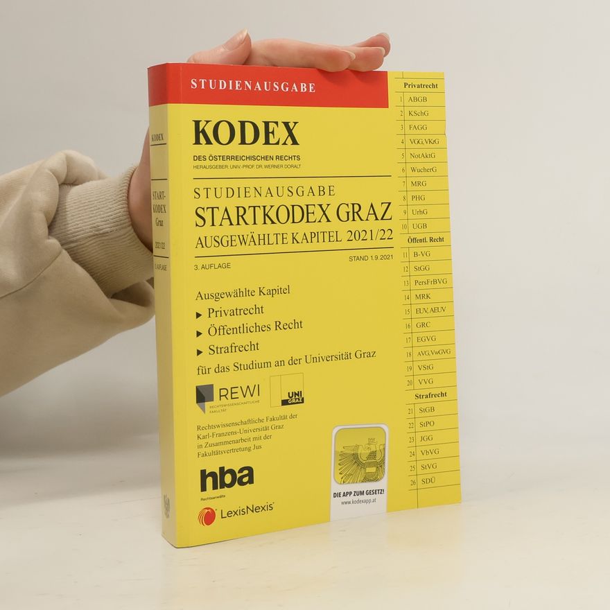 Werner Doralt KODEX Startkodex Graz 2021/22 - inkl. App
