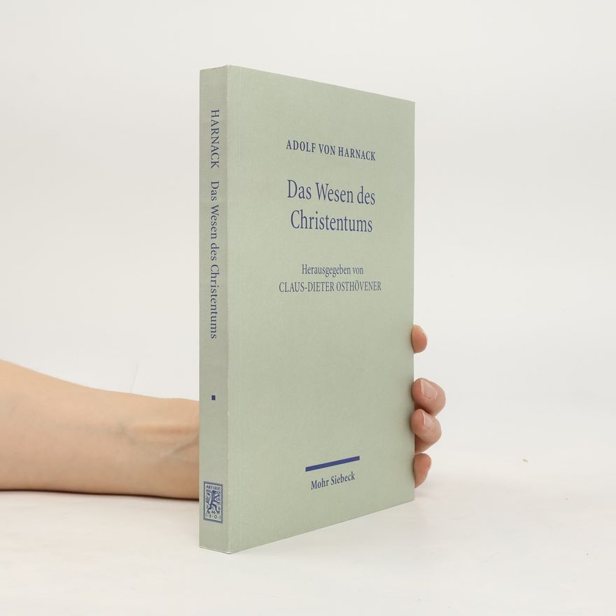 Claus-Dieter Osthövener Das Wesen des Christentums