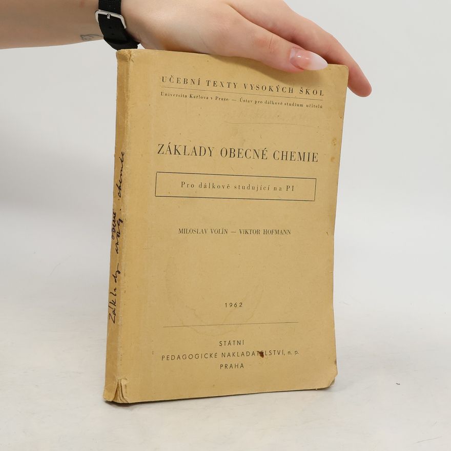 Viktor Hofmann Základy obecné chemie