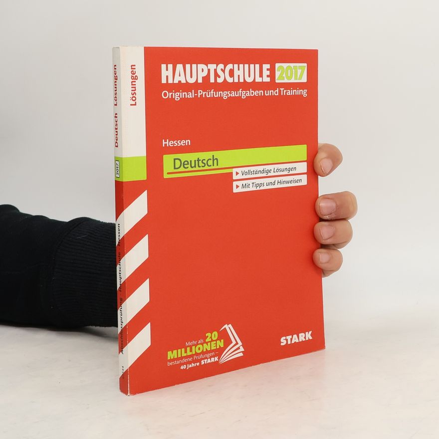 Karin Marré-Harrak Abschlussprüfung Hauptschule Hessen 2017 - Deutsch Lösungsheft