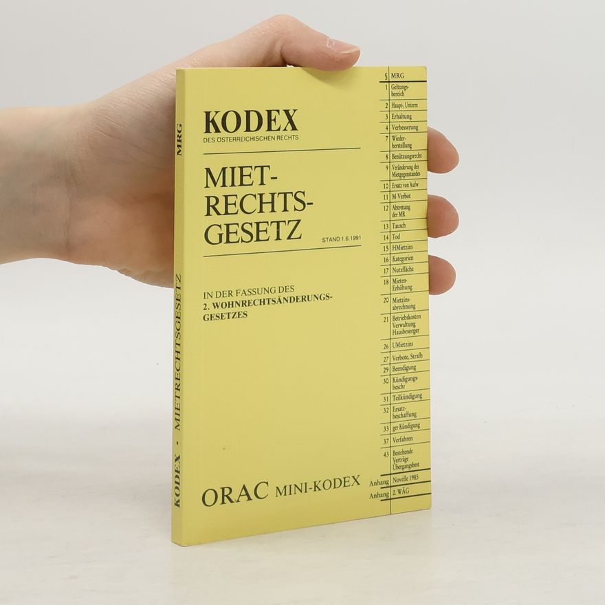 Collectif d'auteurs Mietrechtsgesetz.