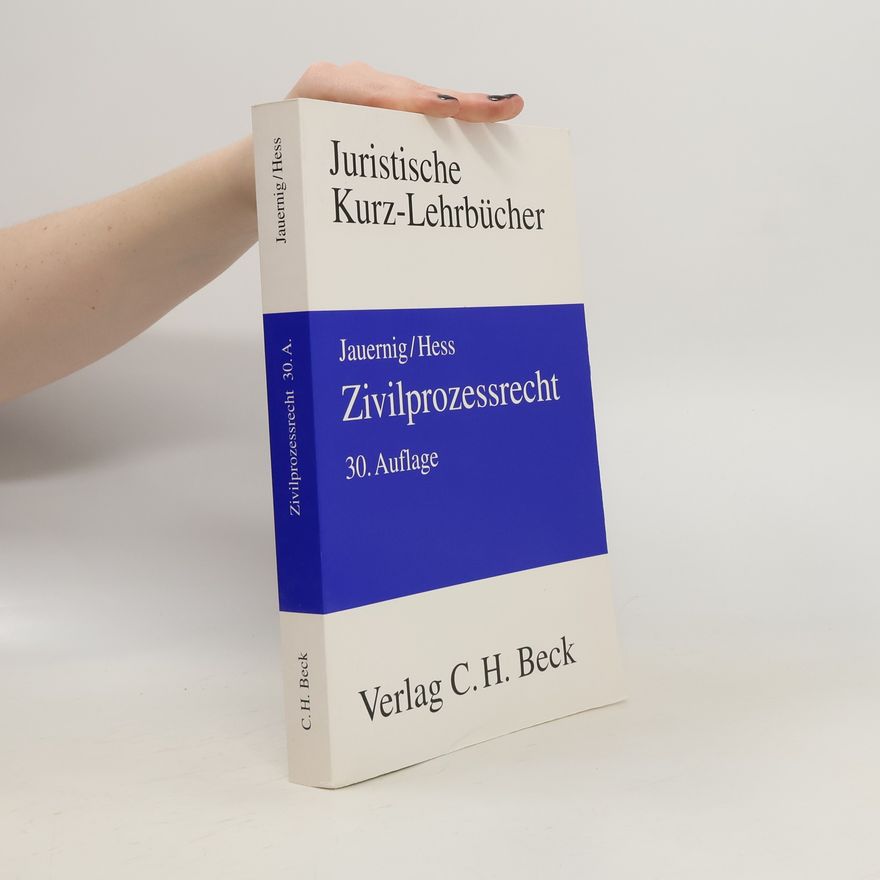 Burkhard Hess Zivilprozessrecht