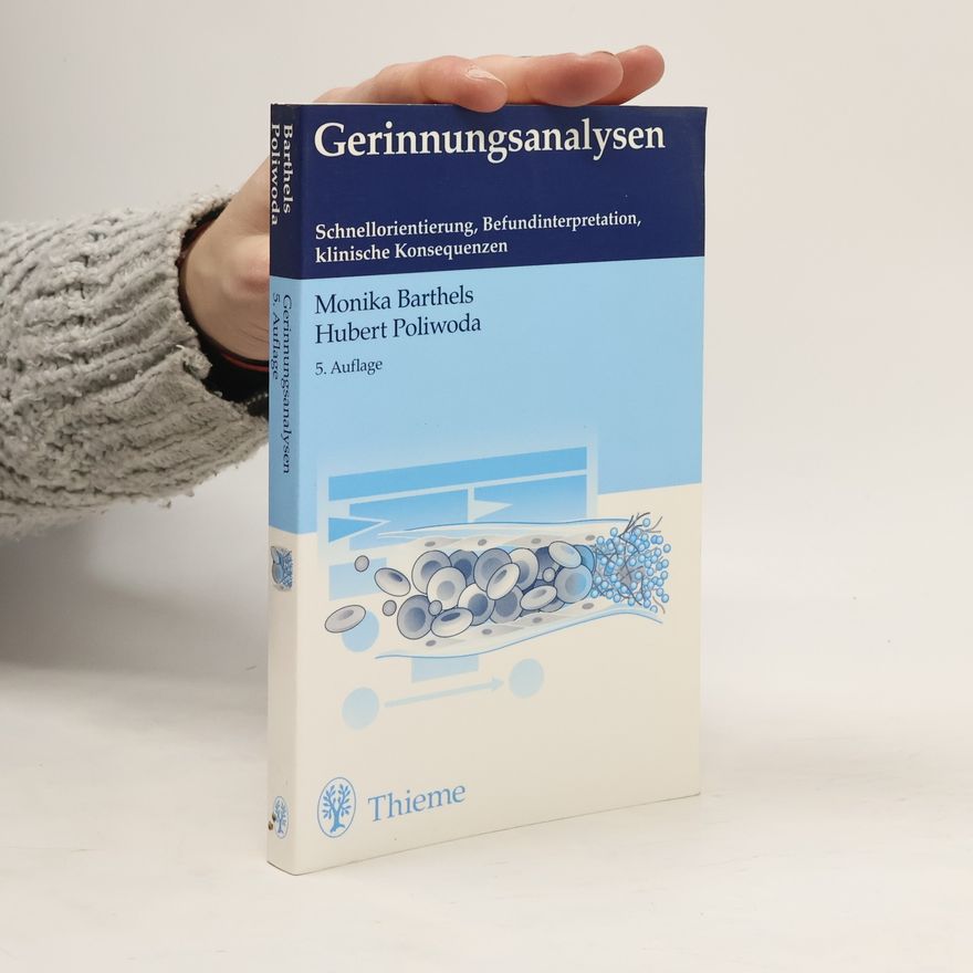 Hubert Poliwoda Gerinnungsanalysen - 5. Auflage