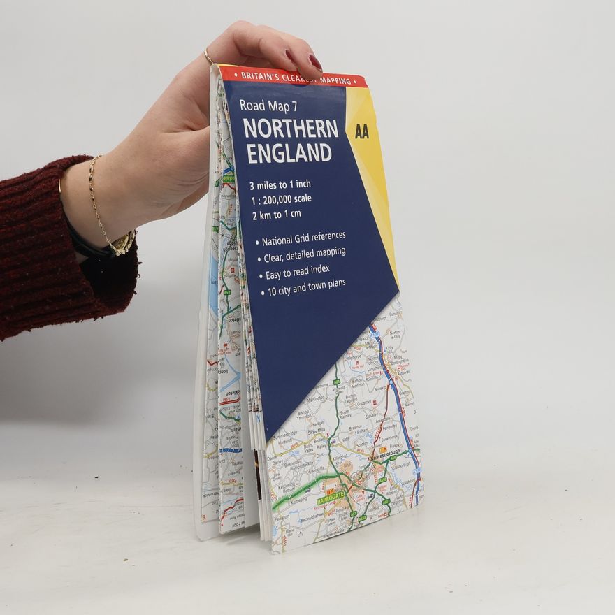 Automobile Association Northern England Road Map