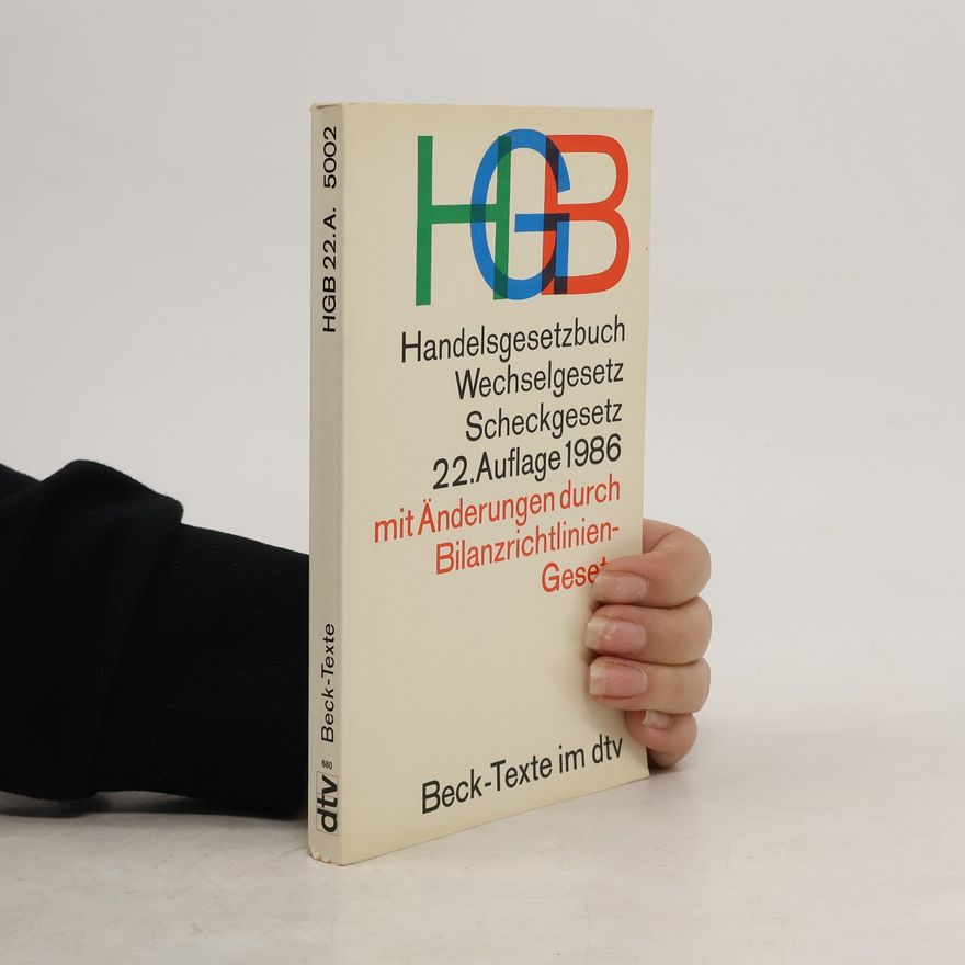 Various authors Handelsgesetzbuch