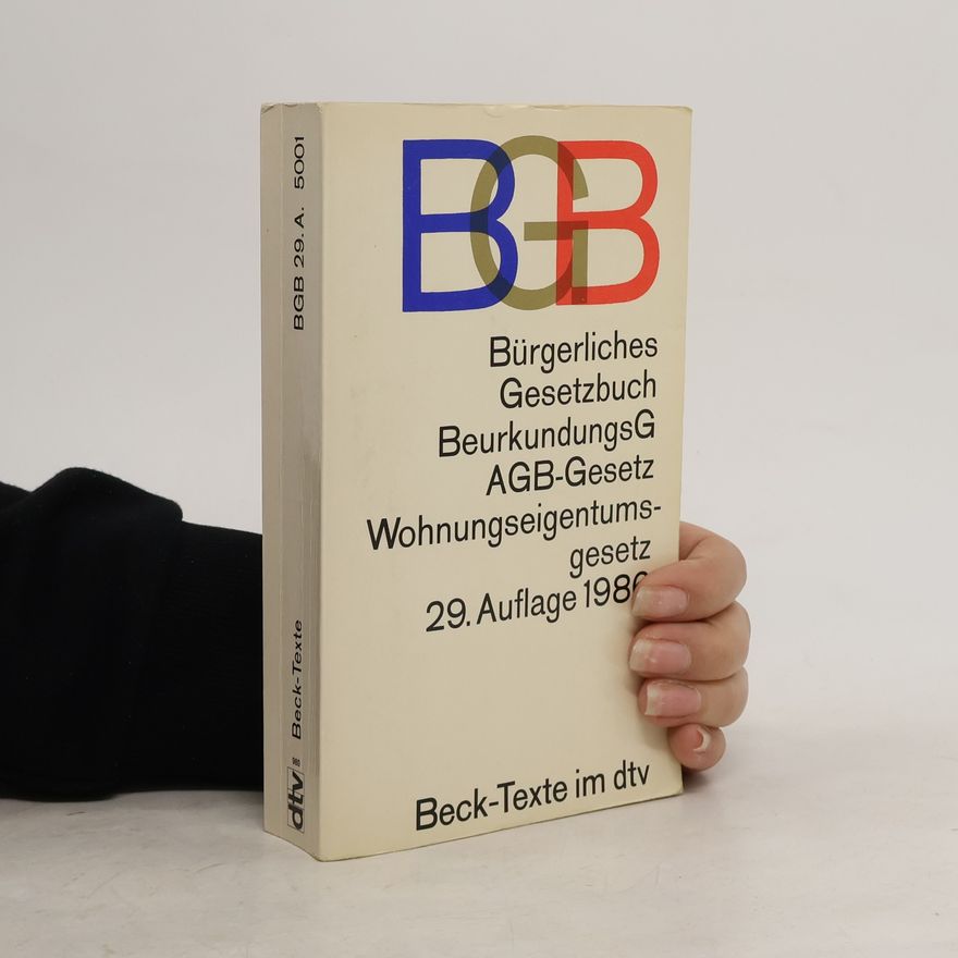 Collectif d'auteurs Bürgerliches Gesetzbuch